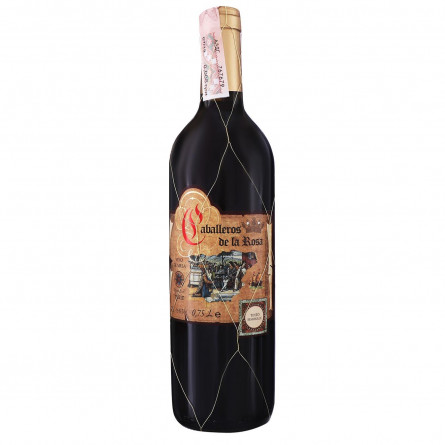 Вино Caballeros de la Rosa Red Semidulce красное полусладкое 13% 0,75л