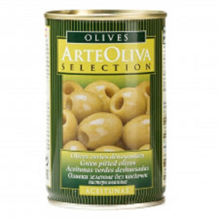 Оливки зелені Arte Oliva без кісточки 300г