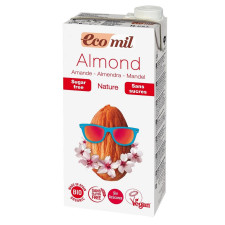 Рослинне молоко Ecomil з мигдалю без цукру органічне 1л mini slide 1