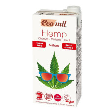 Рослинне молоко Ecomil з конопель без цукру органічне 1л mini slide 1