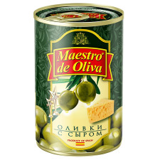 Оливки зелені Maestro de Oliva з сиром 300мл mini slide 1