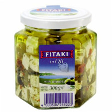 Сир Fitaki з оливками в олії 45% 300г mini slide 1