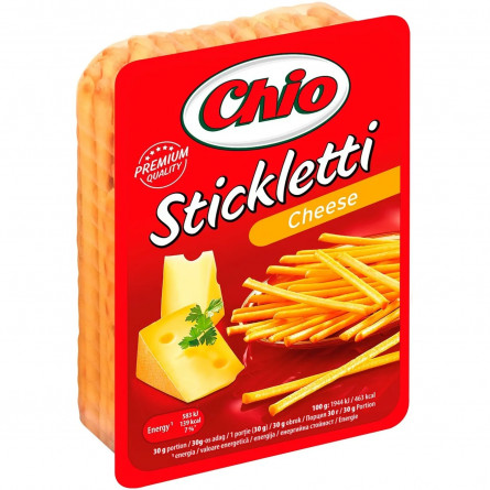 Соломка Chio Stickletti со вкусом сыра 80г slide 1