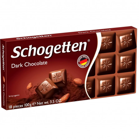 Шоколад Schogеtten темний 100г slide 1