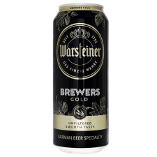 Пиво Brewers Gold Warsteiner пастеризоване напівтемне 5,2% 500мл mini slide 1