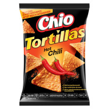 Чіпси Chio Tortillas кукурудзяні зі смаком перцю чилі 125г mini slide 1