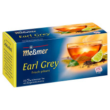 Чай чорний Messmer Earl Grey з ароматом бергамоту 1,75г*25шт mini slide 1