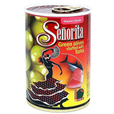 Оливки Senorita фаршировані тунцем 280г mini slide 1