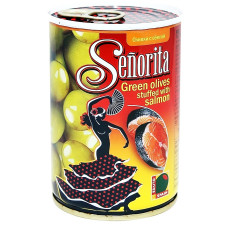 Оливки Senorita Іспанські з сьомгою 280г mini slide 1