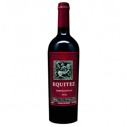 Вино Equitez Tempranillo красное сухое 15% 0,75л