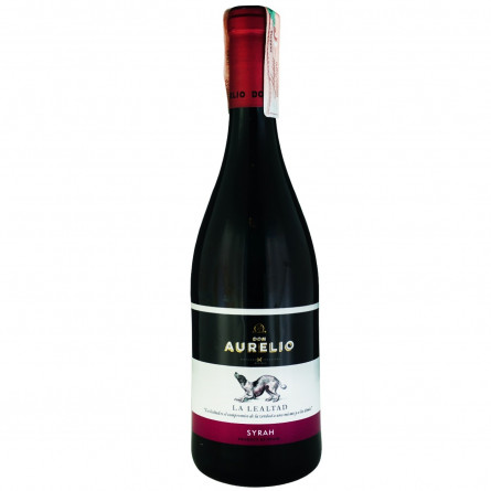 Вино Don Aurelio Syrah D.O.P. червоне сухе 13% 0,75л