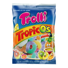 Цукерки Trolli Tropic O's жувальні 100г mini slide 1