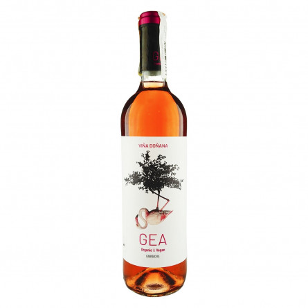 Вино Gea Organic &amp; Vegan Garnacha Rose розовое сухое 12,5% 0,75л