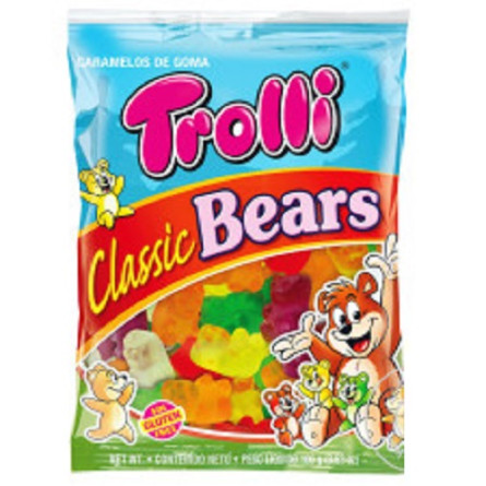 Конфеты Trolli Классические медведи фруктовые жевательные 100г