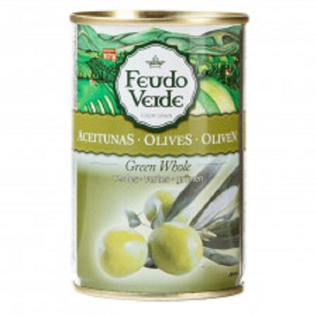 Оливки зелені Feudo Verde з кісточкою 300г slide 1