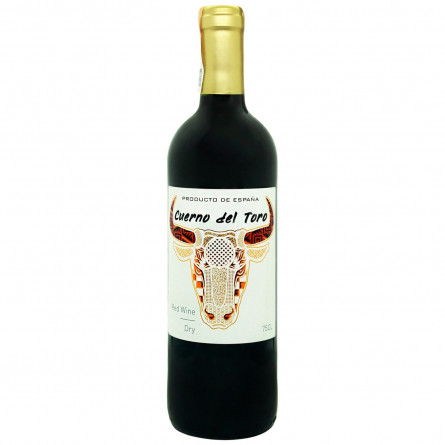 Вино Cuerno del Toro Vino Tinto Seco красное сухое 11,5% 0,75л slide 1