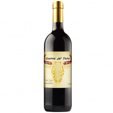 Вино Cuerno del Toro Vino Tinto Semidulce красное полусладкое 11,5% 0,75л