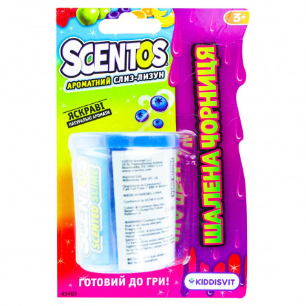 Слизь-лизун ароматный Scentos безумная черника 85г