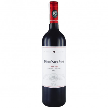 Вино Marques del Atrio Crianza Rioja красное сухое 13,5% 0,75л