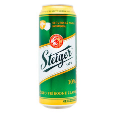 Пиво Steiger світле 4,1% 0,5л mini slide 1