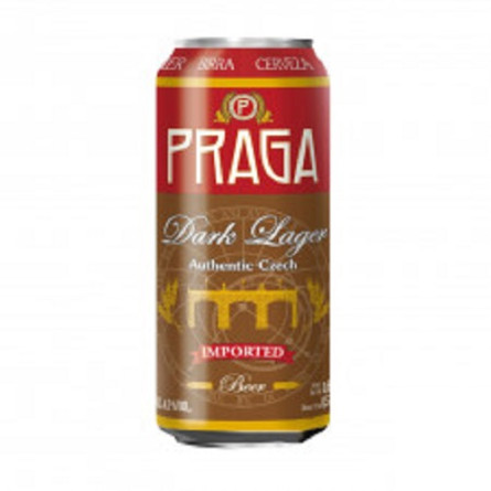 Пиво Praga Dark Lager темне 4,5% 0,5л