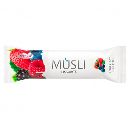 Батончик Tekmar Мюсли в йогурте со вкусом лесных ягод 30г