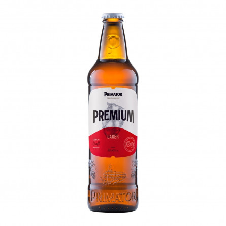 Пиво Primator Premium Lager світле 5% 0,5л slide 1