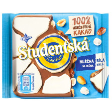 Шоколад молочний Studentska з арахісом та родзинками 90г mini slide 1