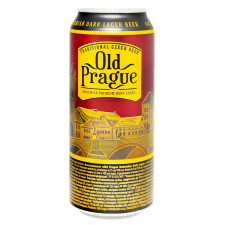 Пиво Old Prague темное 4,4% 0,5л mini slide 1
