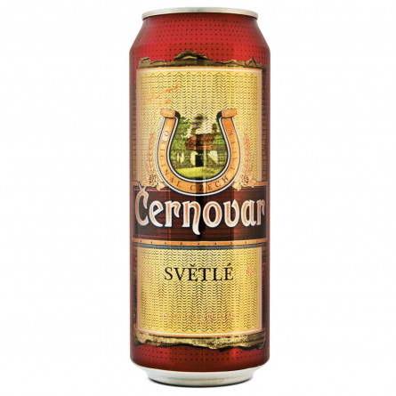 Пиво Cernovar Svetle светлое ж/б 4,9% 0,5л