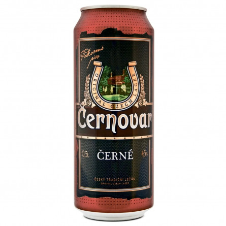 Пиво Cernovar темное фильтрованное 4,5% 0,5л slide 1