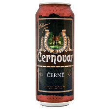 Пиво Cernovar темне фільтроване 4,5% 0,5л mini slide 1