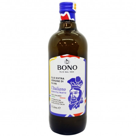 Олія оливкова Bono Extra Virgin нерафінована нефільтрована 1л