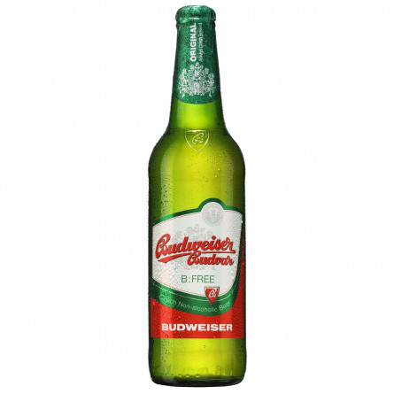 Пиво Budweiser Budvar світле безалкогольне 0,5% 0,33л slide 1
