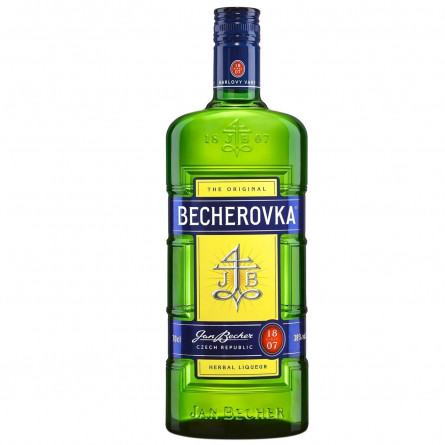 Лікерна настоянка Becherovka на травах 38% 0,7л slide 1