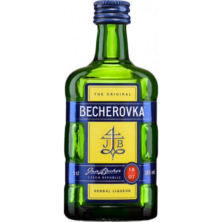 Лікерна настоянка на травах Becherovka 38%  0,35л