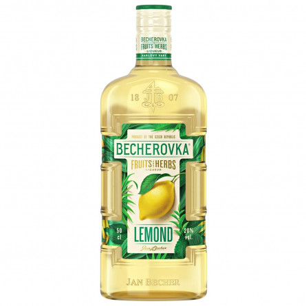 Настойка Becherovka Lemond ликерная на травах 20% 0,5л slide 1
