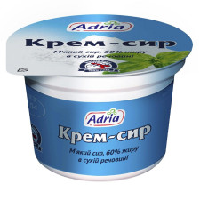 Крем-сир Адріа м'який 60% 100г mini slide 1