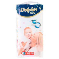 Подгузники Dolphin миди 4-9кг 36шт mini slide 1