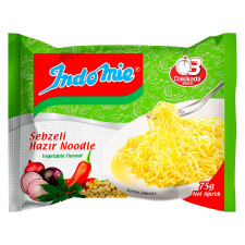 Макаронные изделия Indomie Вермишель со вкусом овощей 75г mini slide 1