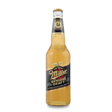 Пиво Miller Genuine Draft 4.7%об. 500мл