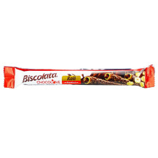 Трубочки Biscolata з шоколадним кремом та фундуком 28г mini slide 1
