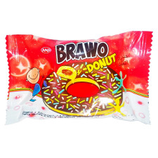 Пончик Ani Brawo Donut з шоколадним кремом 50г mini slide 1