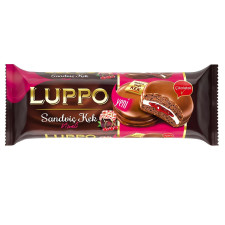 Кекс Luppo з какао та маршмеллоу та вишневою начинкою у молочному шоколаді 182г mini slide 1