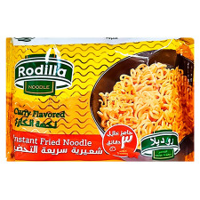 Макаронные изделия Rodilla Вермишель быстрого приготовления со вкусом карри 70г mini slide 1