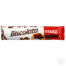 Печиво Biscolata Starz пісочне з молочним кремом у молочному шоколаді 88г mini slide 1