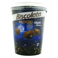 Печенье Biscolata Mood Bitter с какао с кремом из черного шоколада 125г mini slide 1