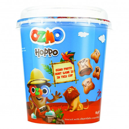 Печенье Ozmo Hoppo с шоколадным кремом 90г slide 1