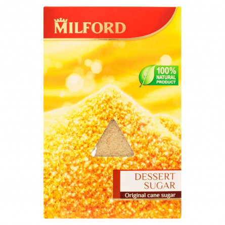Цукор Milford десертний тростинний 500г slide 1