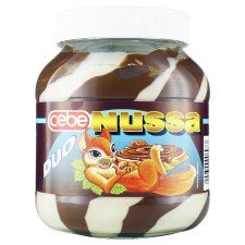 Крем Cebe Nussa Duo шоколадний 750г mini slide 1
